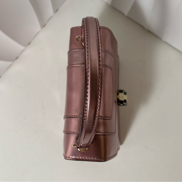 BVLGARI Serpenti Forever Metallic Leather Top Handle Bag - Picture 5 of 13